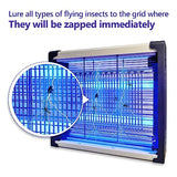 Electric Bug Zapper, Powerful Flying Insect Mosquito Killer w/ 20W Blue Light Attract, Plug-in Pest Control Machine for Moth, Fruit Fly, Fungus Garage Bug Catcher/Eliminator/Trap/Shocker