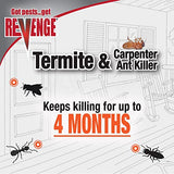 REVENGE Termite & Carpenter Ant Killer, 128 oz Ready-to-Use Spray, Long Lasting Formula for Indoors and Outdoors Kills on Contact