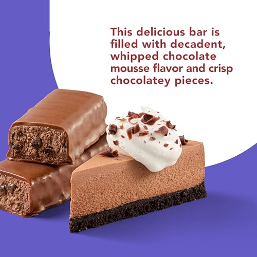 think! Delight, Keto Protein Bars, Healthy Low Carb, Gluten Free Snack - Chocolate Mousse Pie, 10 Count (Packaging May Vary)