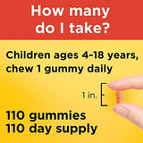 Nature Made Kids First Vitamin C Gummies, Dietary Supplement for Immune Support, 110 Gummies, 110 Day Supply