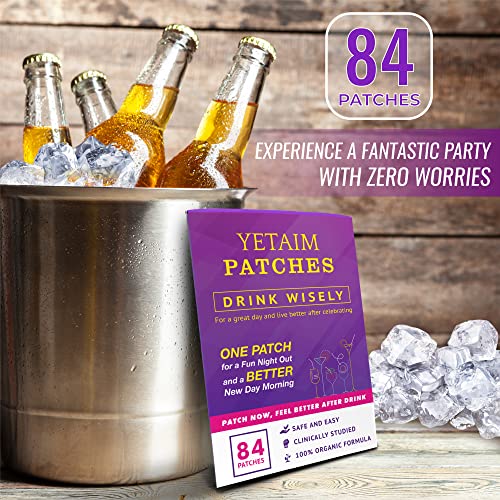 YETAIM Patches 84 Pack - Wake Up Refreshed & Enjoy Unforgettable Nights with Skin-Friendly Patches - 12 Natural Formulas for Enhanced Mornings, Purple