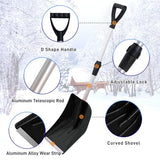 2 Pack Snow Shovel with Adjustable Handle for Kids Age 3+ & Parents Portable Kids Shovels for Digging Snow Beach,Garden Cleaning,Only 30 Sets!