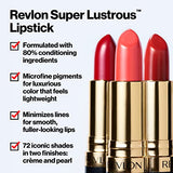 Revlon Super Lustrous Lipstick with Vitamin E and Avocado Oil, Pearl Lipstick in Nude, 030 Pink Pearl, 0.15 oz