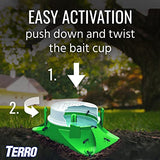 TERRO T1804-3SR Outdoor Ready-to-Use Liquid Ant Bait Killer and Trap - Kills Common Household Ants - 12 Bait Stations