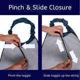 Designed to Dine Adjustable Adult Bibs with Pinch & Slide Closure Eliminates Need for Snaps