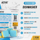 Washing Machine Dishwasher & Disposal Cleaning Tablets - Appliance Refresh Bundle Includes 12 Month Supply Cleaner Deodorizer, Washer Descaler, Disposer Freshener Deep 72