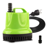 FREESEA 160 GPH 12W Submersible Water Pump for Pond Aquarium Hydroponics Fish Tank Fountain Waterfall