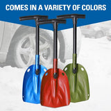 SubZero 17222 Collapsible Snow Shovel, Light Weight Aluminum Snow Shovel for Car, Emergency Shovel for Driveway and Car