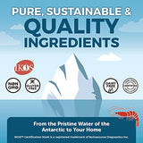 Antarctic Krill Oil 1250 mg, Omega 3 EPA DHA and Astaxanthin, Joint Support and Brain Supplement with Antioxidant Properties, No Fishy Aftertaste (6 Pack)