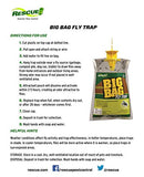 RESCUE! Big Bag Fly Trap – Disposable, Outdoor Use - 6 Traps