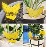 96 Pack Yellow Sticky Traps Fungus Gnat Traps for Indoor and Outdoor Plants, Plant Sticky Gnats Killer House Indoor, Fruit Fly Killer for Indoors Flying Insects Bug Catcher