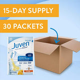 Juven Therapeutic Nutrition Drink Mix Powder for Wound Healing Support, Includes Collagen Protein, Orange, 30 Count
