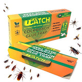 Roach Killer Indoor Infestation - 12 Roach Bait Traps | Effective German Roach Killer for Home Infestation - Child and Pet Safe Roach Traps Indoor Easy-to-Use Glue Traps for Roaches – UCatch