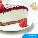 Maxler 100% Golden Whey Protein - 24g of Premium Whey Protein Powder per Serving - Pre, Post & Intra Workout - Fast-Absorbing Whey Hydrolysate, Isolate & Concentrate Blend - Raspberry Cheesecake 2 lbs