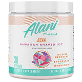 Alani Nu BCAA Hawaiian Shaved ICE | Branch Chain Essential Amino Acids | 2:1:1 Formula | Supplement Powder | Muscle Recovery Vitamins for Post-Workout | 30 Servings