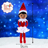 The Elf on the Shelf Plushee Pals Snuggler Girl Dark Skin 12"