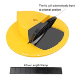 Mouse Rat Trap Bucket Turnover and Slide Barrel Bucket Lid Mouse Rat Trap for Indoor Outdoor Mouse Rat Traps Compatible 5 Gallon Bucket（Without Barrel） (Yellow Mouse Trap 2pc)