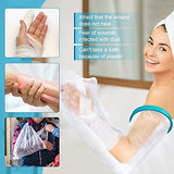 VESKIMER Waterproof Arm Cast Cover for Shower Arm Long Full Watertight Seal Protector to Keep Wound & Bandages Dry - Reusable Cast Protector, Cast Bag, Cast Sleeve