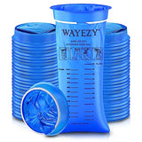 WAYEZY Vomit Bags Disposable - Pack of 50 Each 1000 Milliliter - Emesis Bags and Throw Up Bags Disposable for Nausea, Travel Motion, Morning, Air, Sea, and Car Sickness Barf Bags
