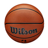 WILSON NBA Authentic Series Basketball - Outdoor, Size 6 - 28.5",Brown