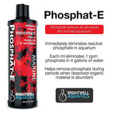 Brightwell Aquatics Phosphat-E - Liquid Phosphate Remover for Marine Fish and Reef Aquarium 250-ML