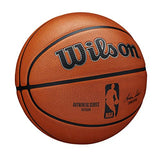 WILSON NBA Authentic Series Basketball - Outdoor, Size 6 - 28.5",Brown