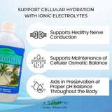 Eidon Electrolytes - Liquid Electrolyte Drops, Ionic Mineral Supplement to Add to Water, Replenish & Balance The Electrolyte Equilibrium, Hydration Support, Unsweetened Sugar Free - 18 oz