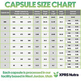 XPRS Nutra Size 0 Empty Capsules - 500 Count Empty Vegan Capsules - Vegetarian Empty Pill Capsules - DIY Vegetable Capsule Filling - Veggie Pill Capsules Empty Caps (Lavender/White)