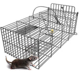 BLACK+DECKER Rat Trap- Rat Traps Indoor & Outdoor- Humane Mouse Trap Cage- Live Animal Trap for Squirrels Chipmunks and Other Small Rodents- Catch and Release No Kill Mouse Traps