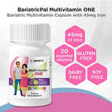 BariatricPal Multivitamin ONE 1 per Day! Bariatric Multivitamin Capsule with 45mg Iron (30 Count)