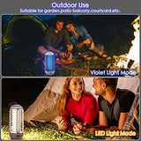 METERO Bug Zapper, Mosquito Zapper Led Light 2 in 1 for Outdoor and Indoor, Wireless Electric Bug Zappers Battery Powered Rechargeable, Insect Fly Traps Fly Zapper for Home Backyard Camping Patio