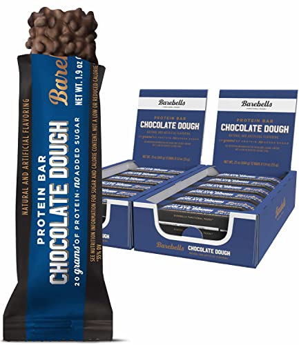 Barebells Protein Bars Chocolate Dough - 12 Count, Pack of 2 - Protein