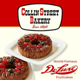 Collin Street Bakery DeLuxe Fruitcake - Handcrafted Fresh with Pecans, Pineapple, Papaya, Ripe Cherries, Raisins, & Honey - Original Recipe - Giftable Collector's Tin - Baked in Texas Since 1896-8"