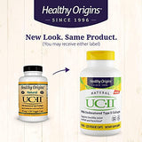 Healthy Origins UC-II, 40 mg - Premium Collagen Supplement for Joint Health, Mobility & Flexibility - Undenatured Type II Collagen - Gluten-Free & Non-GMO Supplement - 120 Veggie Caps