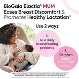 BioGaia Elactia Breastfeeding Probiotic | Lactation Supplements | Newborn Essentials and Probiotics for Both Mom & Baby | Daily Supplement for Healthy Lactation | 30 Count | Breastfeed Happy