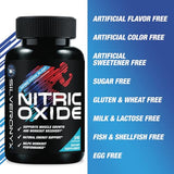 Extra Strength Nitric Oxide Supplement L Arginine 3X Strength - Citrulline Malate, AAKG, Beta Alanine - Premium Muscle Supporting Nitric Booster for Strength & Energy to Train Harder - 240 Capsules