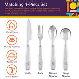 Special Supplies Premium Stainless Steel Weighted Silverware for Parkinson's Patients- Weighted Utensils for Tremors and Parkinson's Patients-Wide Non-Slip Grip, Easy to Clean - Flatware for Elderly