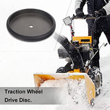 MWEDP M114485 Traction Wheel Drive Disc Compatible with John Deere Snow Blower Thrower Friction Disc Wheel, Fits TRS27 & TRX32 526 832 726 732 826 1032, Replaces AM38356