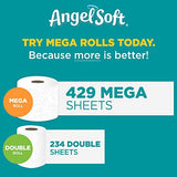 Angel Soft Toilet Paper, 6 Double Rolls, 6 = 12 Regular Bath Tissue Rolls