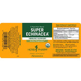Herb Pharm Certified Organic Super Echinacea Liquid Extract Drops for Active Immune System Support, 2 Oz