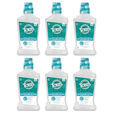 Tom's of Maine Sea Salt Natural Alcohol-Free Mouthwash, Refreshing Mint, 16 oz. 6-Pack (Packaging May Vary)