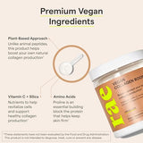 Rae Wellness Vegan Collagen Boost - Collagen Production + Glowing Skin Supplement with Vitamin C & Bamboo Extract - Plant Based Skin Support - 9.5 oz (15 Servings)