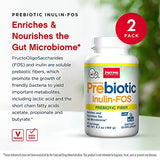 Jarrow Formulas Prebiotic Inulin FOS - 6.35 Ounce(Pack of 2) - Promotes Friendly Bacteria - Soluble Prebiotic Fibers - Promote Gut & Overall Health - Approx. 94 Total Servings