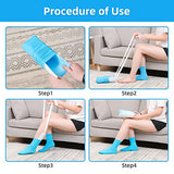 Fanwer Sock Aid, Sock Assistant Device no Bending, Sock Helper, Sock Puller Aid Easy on and Off, for Seniors Pregnant After Hip Surgery Knee Surgery