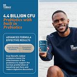 Dr. Tobias Deep Immune Probiotics & Prebiotics, 4.4 Billion CFU Probiotics for Women & Men, Supports Digestive Health, Gut Immune Function, Nutrient Absorption, 180 Capsules, 90 Servings