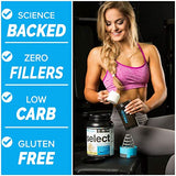PEScience Select Low Carb Protein Powder, Gourmet Vanilla, 55 Serving, Keto Friendly and Gluten Free