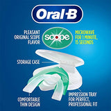 Oral-B Nighttime Dental Guard – Less Than 3-Minutes for Custom Teeth Grinding Protection with Scope Mint Flavor – Made in an FDA Audited USA Facility (2 Pack)