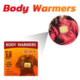 WORLD-BIO Body Warmers with Adhesive Backing, Disposable Heating Pads Natural Warm Patch Gives 12 Hours Warm, Air Activated Body Warmers 40 Packs - Heat Warmers for Body Hand Foot