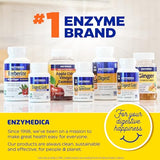 Enzymedica Digest Spectrum, Enzymes for Multiple Food Intolerances, Breaks Down Problem Foods, 90 Capsules