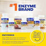 Enzymedica Digest Spectrum, Enzymes for Multiple Food Intolerances, Breaks Down Problem Foods, 90 Capsules (FFP)